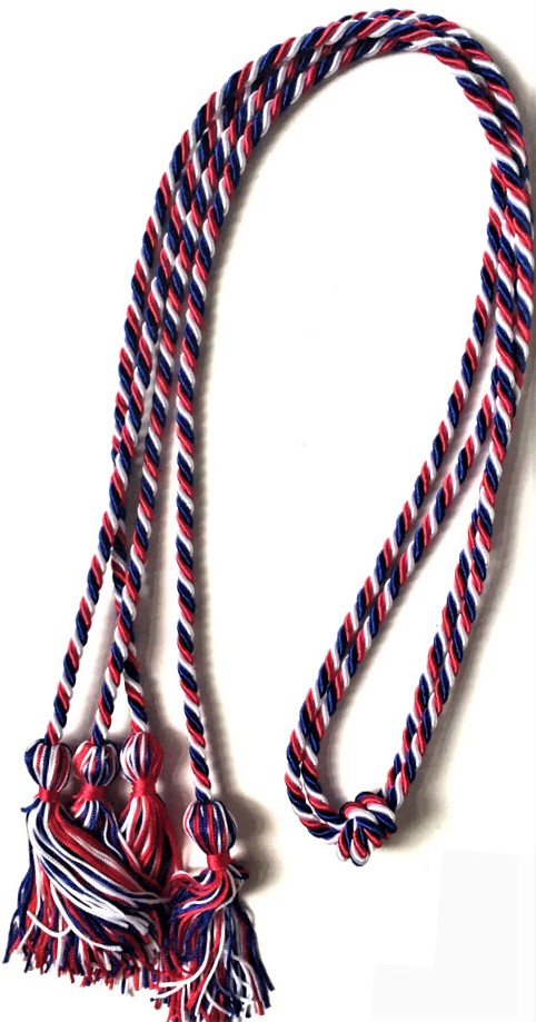 3 Color Tassel in Red, White and Blue