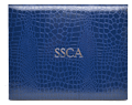 midnight blue reptile textured diploma cover